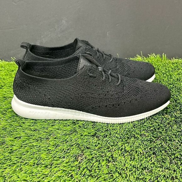 Cole Haan Zero Grand Wingtip Mesh Oxfords. Black. 7.5B - Picture 5 of 9